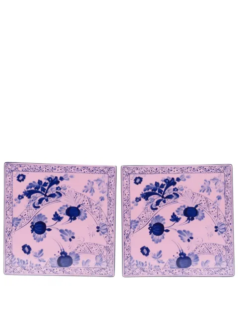 GINORI 1735 floral-print placemats (set of two) Pink 017RG00FX2031