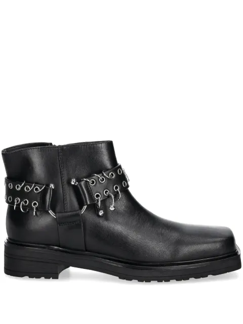 Patrizia Pepe eyelet boots Black 2Y0022L078