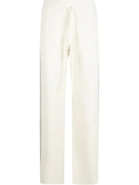 Fabiana Filippi ribbed trousers White PADC01W080E009