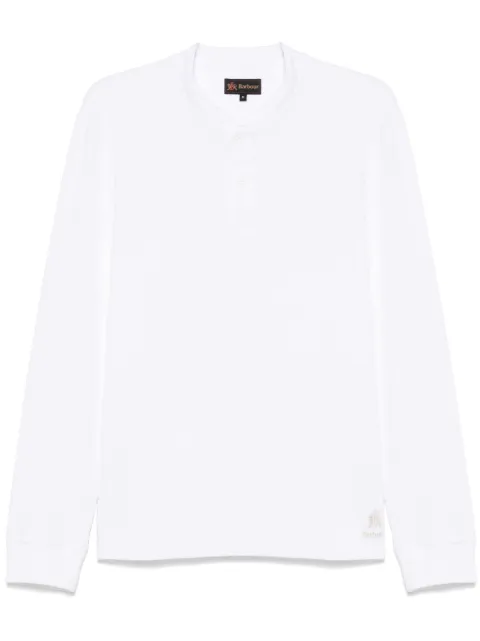 Baracuta Henley T-shirt White BRTEE0019UT2891
