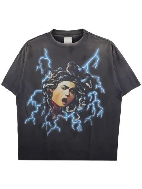 SAINT MXXXXXX Medusa T-shirt Black SMYS10000002