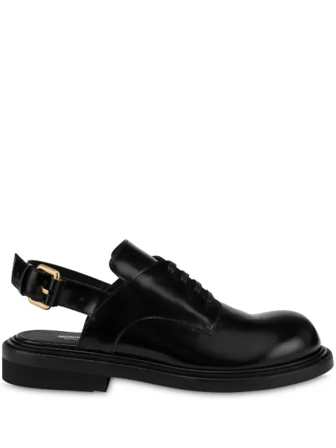 Moschino buckle-fastening oxford shoes Black MB10664C0MGB0