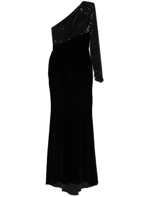 CRISTALLINI Zephyra gown Black CA46BLACK