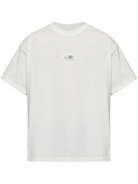 MM6 Maison Margiela numbers-motif T-shirt White SH0GC0033S24312