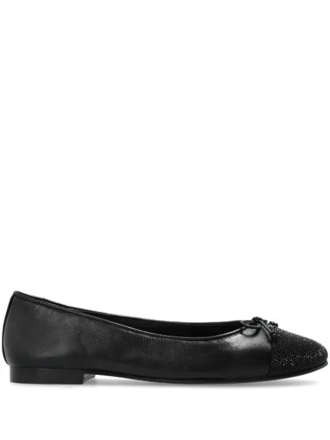 Tory Burch leather ballet flats Black 166214