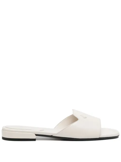 Jimmy Choo Dina flat sandals White DINAFLATNAP