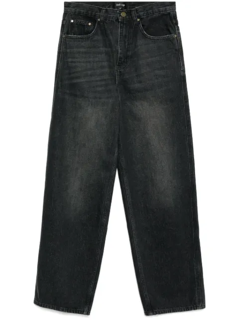 tout a coup panelled jeans Black S149BW4