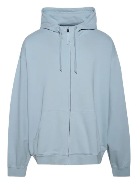 Maison Margiela hooded zip-up jacket Blue S50HG0047M25017
