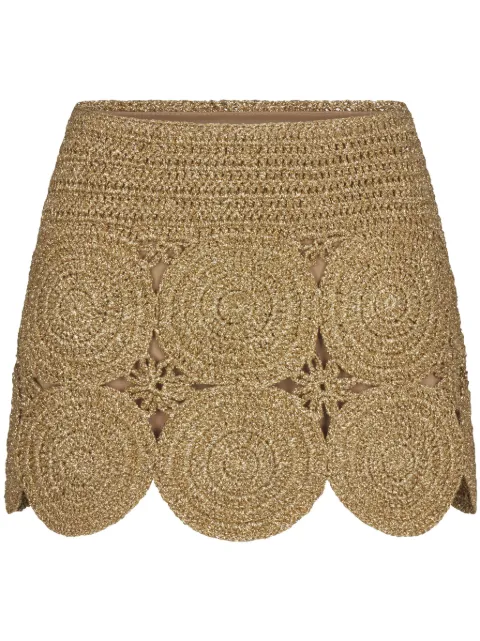 Simon Miller Beep Beep mini skirt Gold W51936060