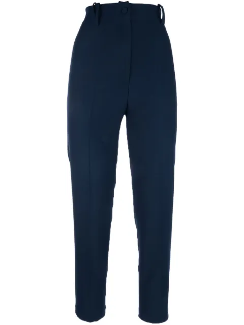 Hebe Studio creased trousers Blue H203LOPNCDY