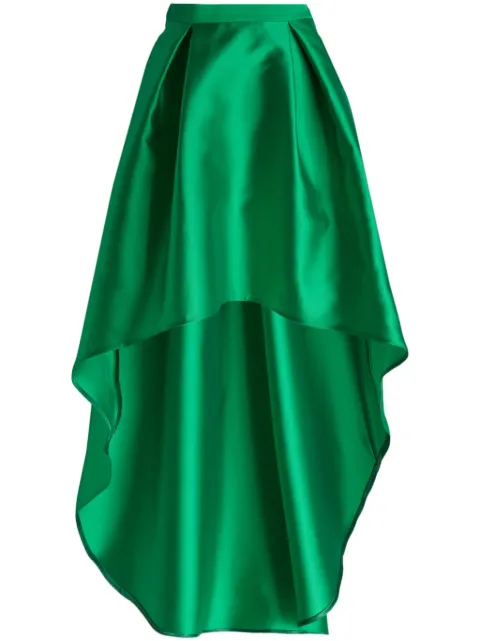 SIMONA CORSELLINI pleated skirt Green GO007