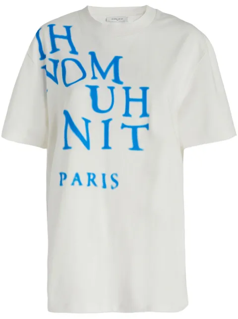 Ih Nom Uh Nit cotton T-shirt White NUS23284