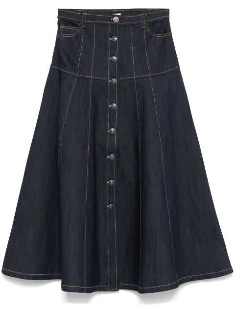 Cinq A Sept Veena midi skirt Blue ZS3331502Z