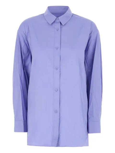 Juun.J embroidered-logo shirt Blue JW3364W00