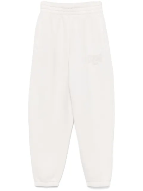 Alexander Wang logo-print track pants White 4CC2254420132