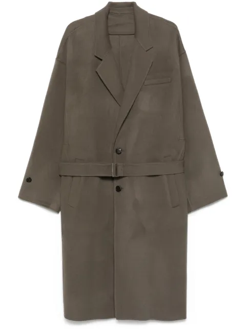 SONGZIO detachable-lapels coat Grey SSG6HC702GY