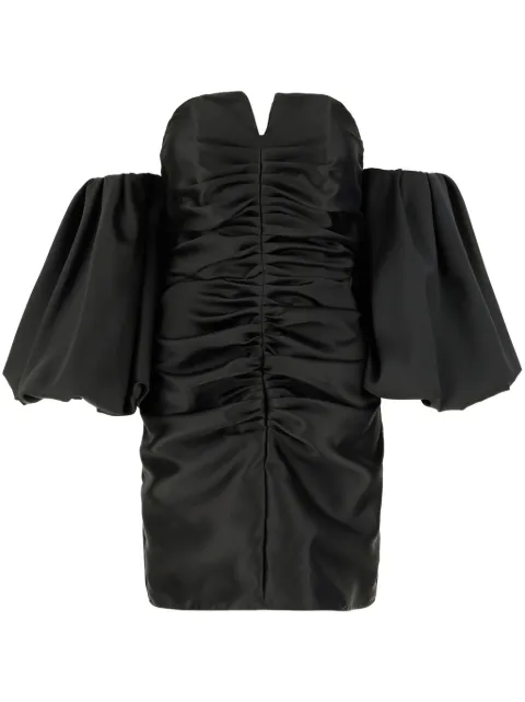 SIMONA CORSELLINI off-shoulder dress Black AB05801