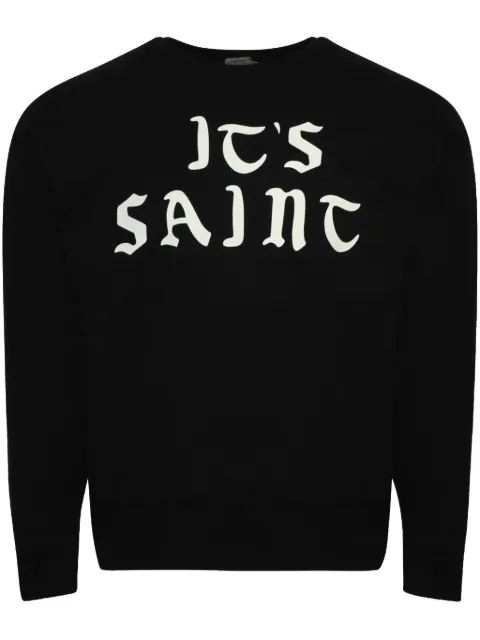 SAINT MXXXXXX logo-print sweatshirt Black SMYS10000028