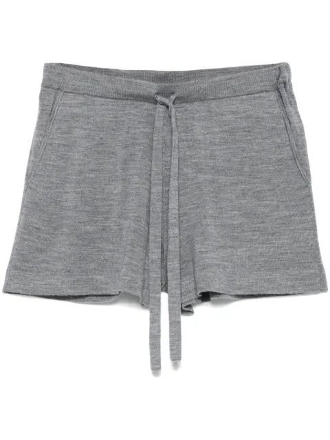 P.A.R.O.S.H. fine-knit shorts Grey LINFA25D570605