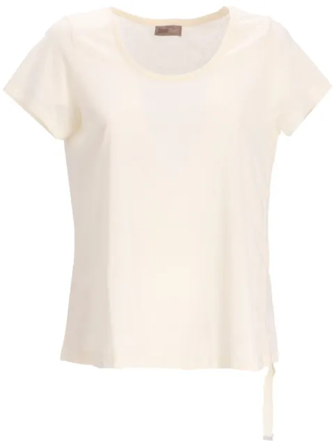Herno drawstring-tie T-shirt White JG00037DR52058