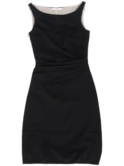 Prada Pre-Owned 2000s draped dress Black PRA600BQ