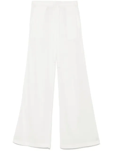 P.A.R.O.S.H. fine-knit trousers White BABYLOND570585