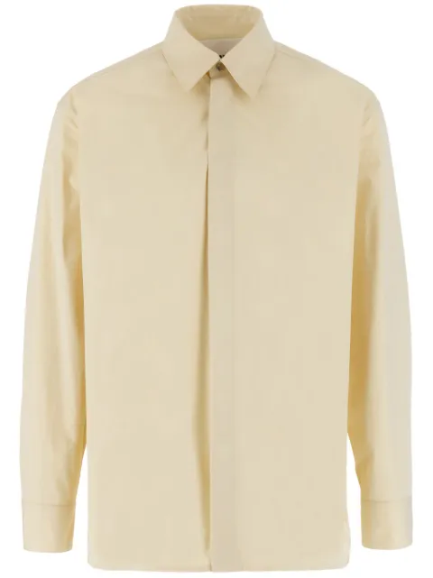 Jil Sander cotton shirt Neutrals J21DL0135J45202