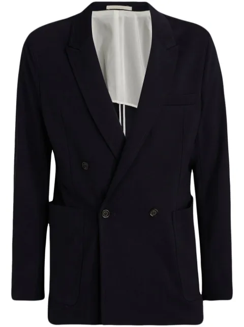 Paolo Pecora double-breasted blazer Black L0414808
