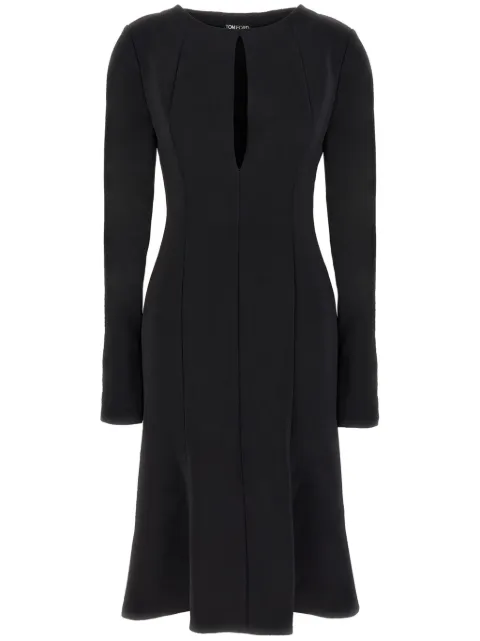 TOM FORD cut-out dress Black AB3229FAX575