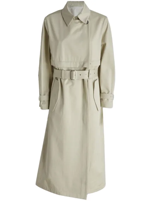Del Core gabardine trench coat Neutrals C0PC000572T0441