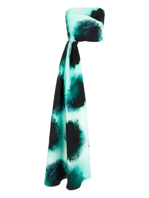 Del Core tie-dye top Green C0PT001512T0477
