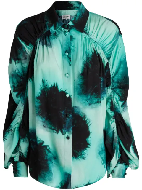 Del Core printed shirt Green D002752T0477