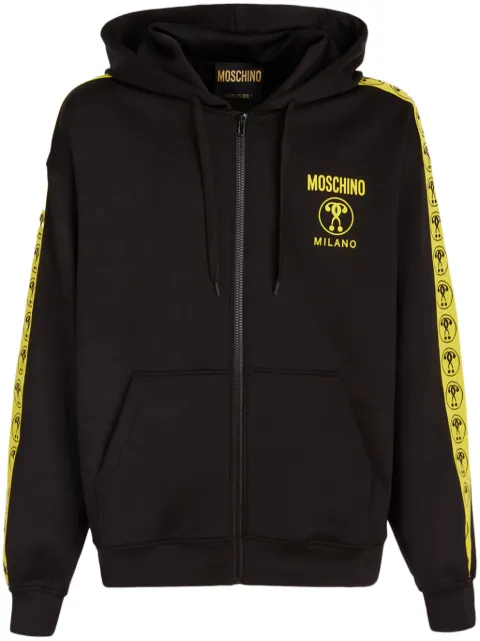 Moschino logo-print hoodie Black 17242029