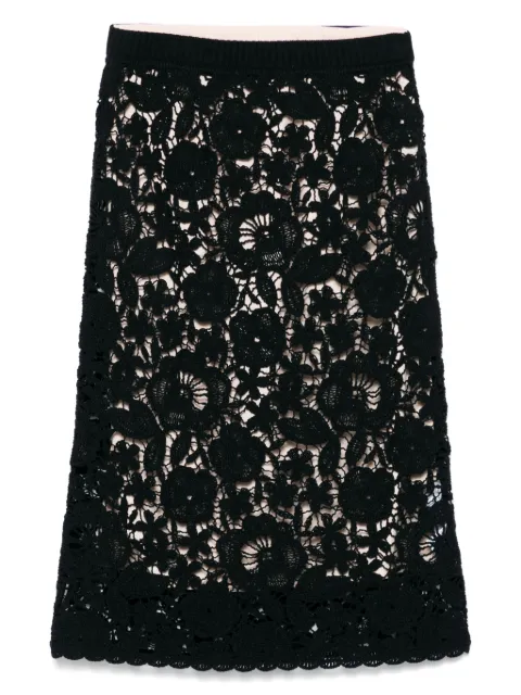 P.A.R.O.S.H. Copper midi skirt Black D560617COPPER