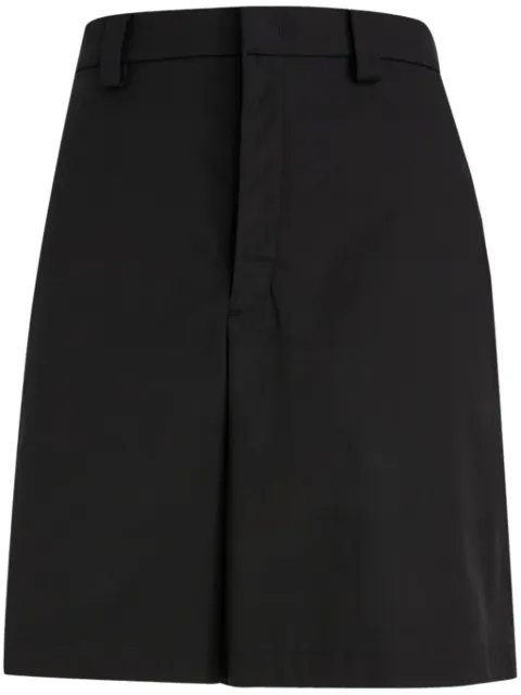 Valentino Garavani logo-appliqué bermuda shorts Black VRDA96CKV