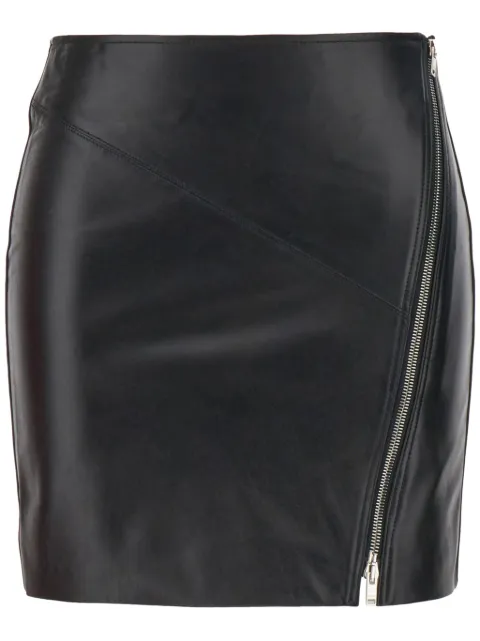 ISABEL MARANT Jeanne leather skirt Black JU0108FAA4B02I