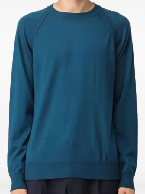 Paolo Pecora cotton jumper Blue A018F001