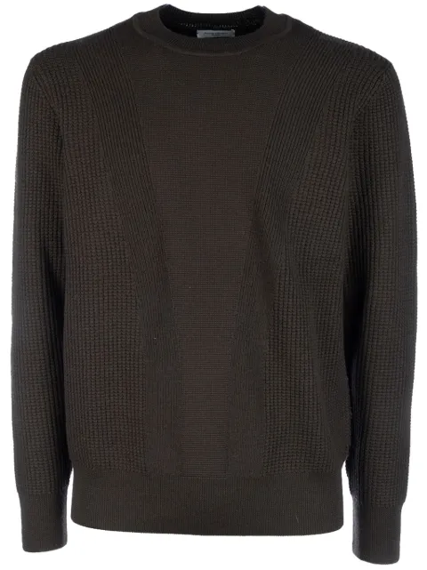 Paolo Pecora virgin wool jumper Brown A025F001