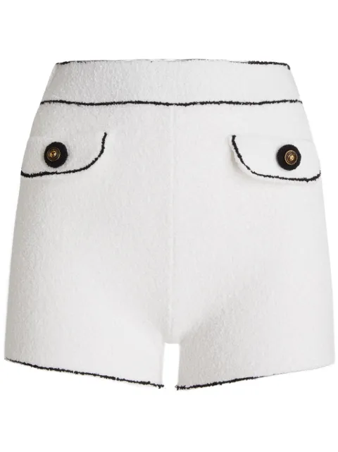 Moschino contrasting-trim shorts White 03800402