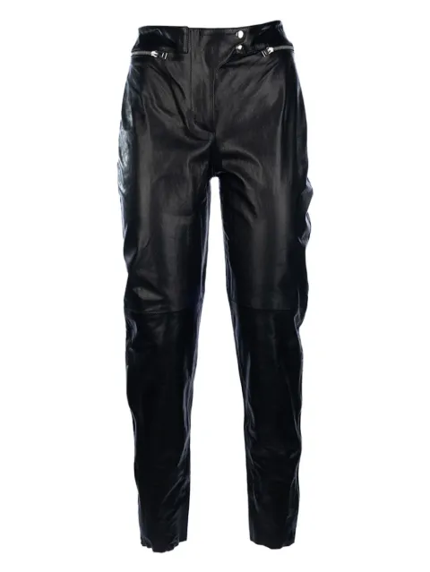 Numerootto zip-detail trousers Black CARINE