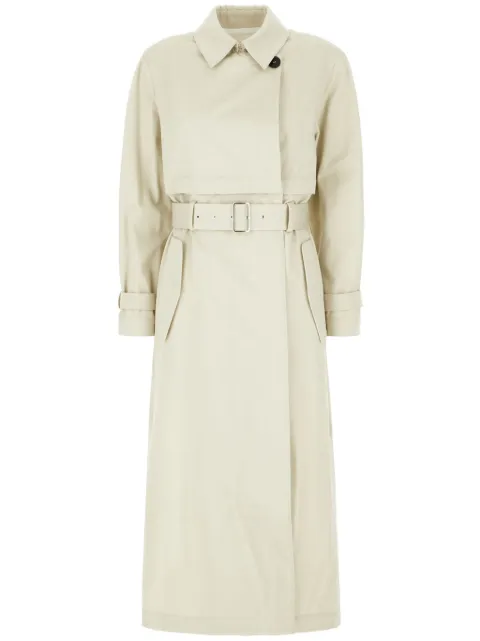Del Core cotton trench coat Neutrals C000572T0441