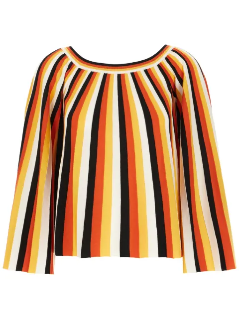 Chloé striped wool blouse Red CHC23SMP12550