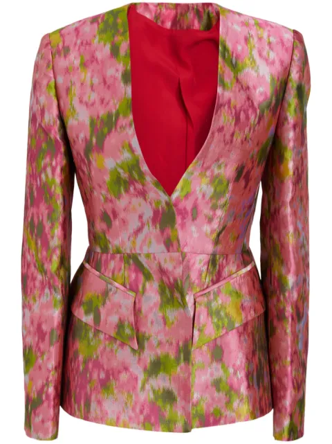 Del Core printed blazer Pink S2PJ000692T0596