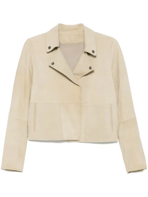 Frenckenberger suede jacket Neutrals S24560SA