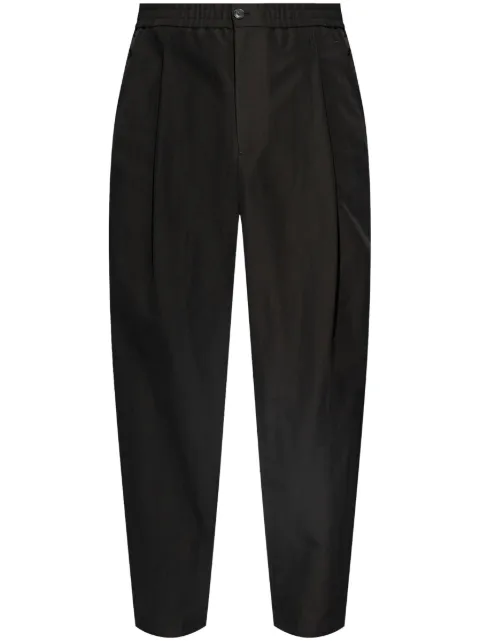 Giorgio Armani pleat-detail trousers Black GM001123AF14828