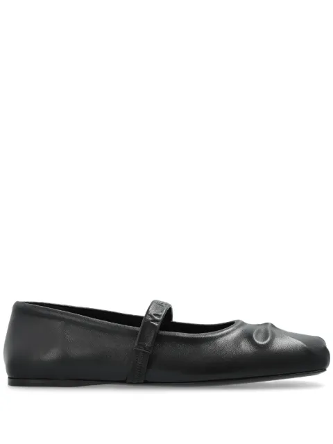 Marni bow ballerina shoes Black MJMS007700P3628