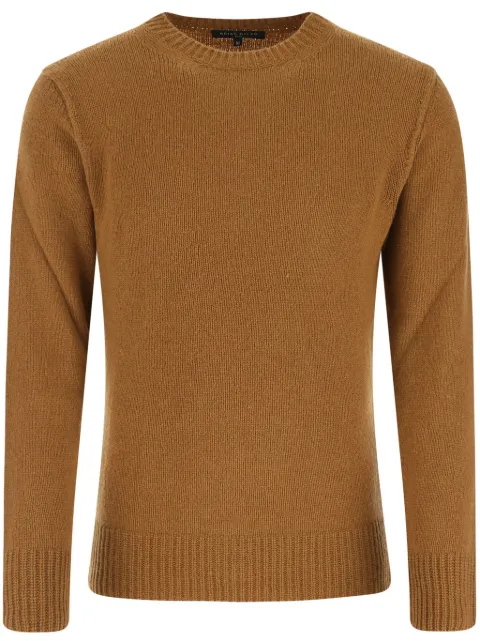 Brian Dales crew-neck sweater Brown KN3011M1729