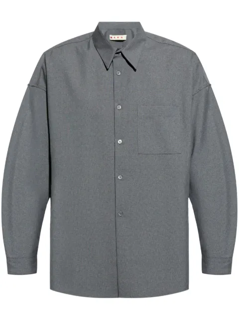 Marni wool shirt Grey CUMU0061A3TW839