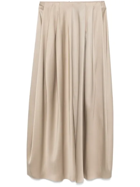 Giorgio Armani pleated maxi skirt Neutrals GW000633TE10101