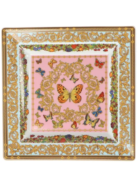 Versace Butterfly Garden tray Pink 1408510291225822